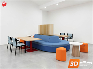Cafe Furniture Skp Files 